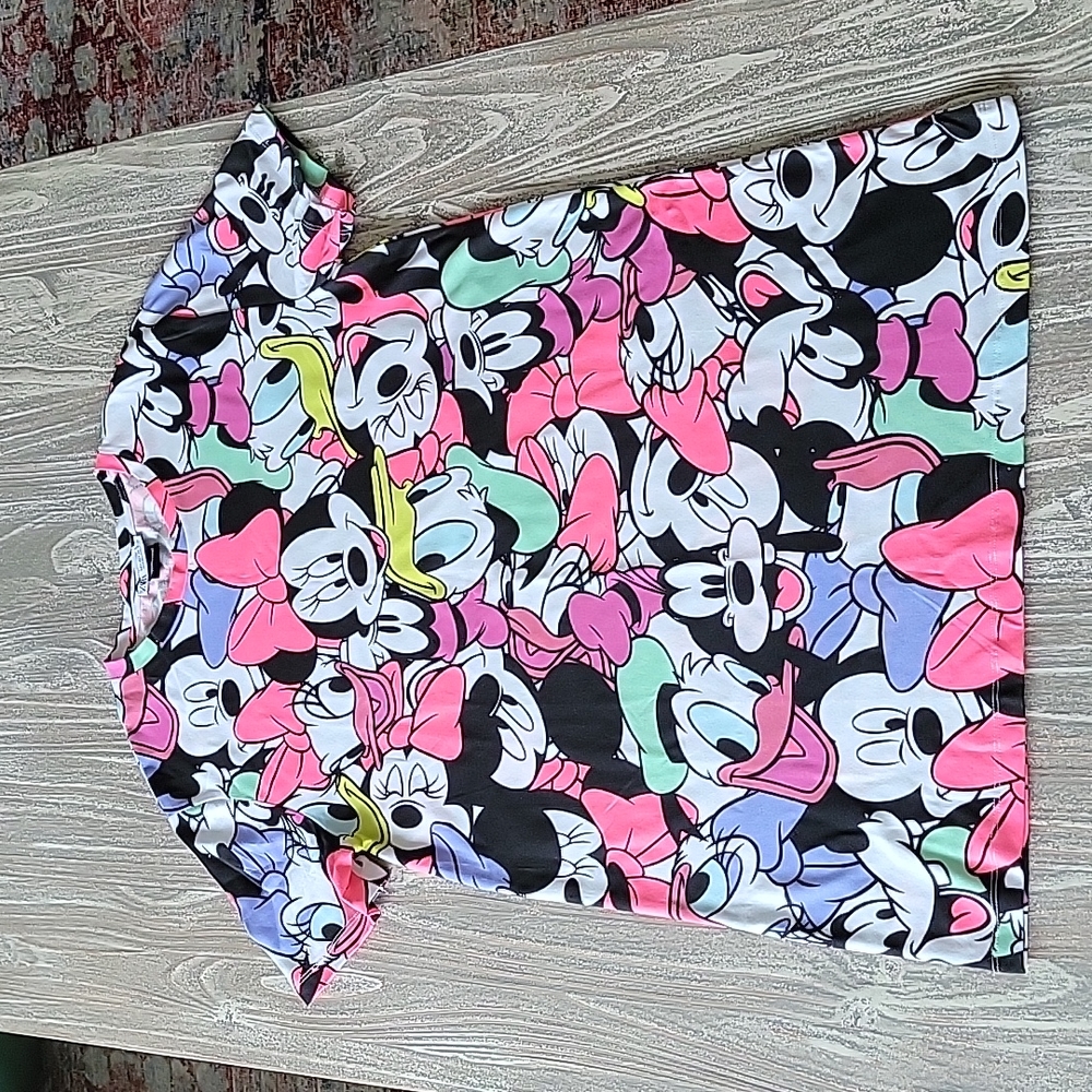 Zara minnie mouse shirt dress